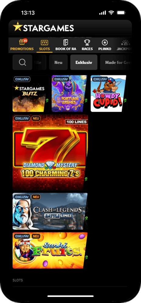 StarGames Exklusive Slots